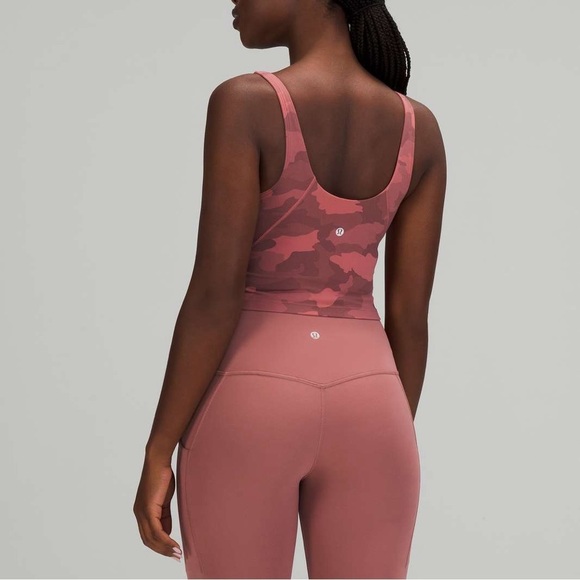 Lululemon Align Tank Top Heritage 365 Camo Brier Rose Multi Women’s Size 2 - Picture 2 of 5